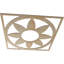 Médaillon de plafond en bois Blume-63412058-63412059
