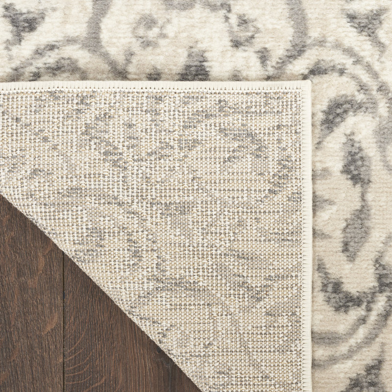 Tapis oriental en polypropylène tissé à la machine Berkant, Rectangle 2 pi 3 po x 7 pi 3 po