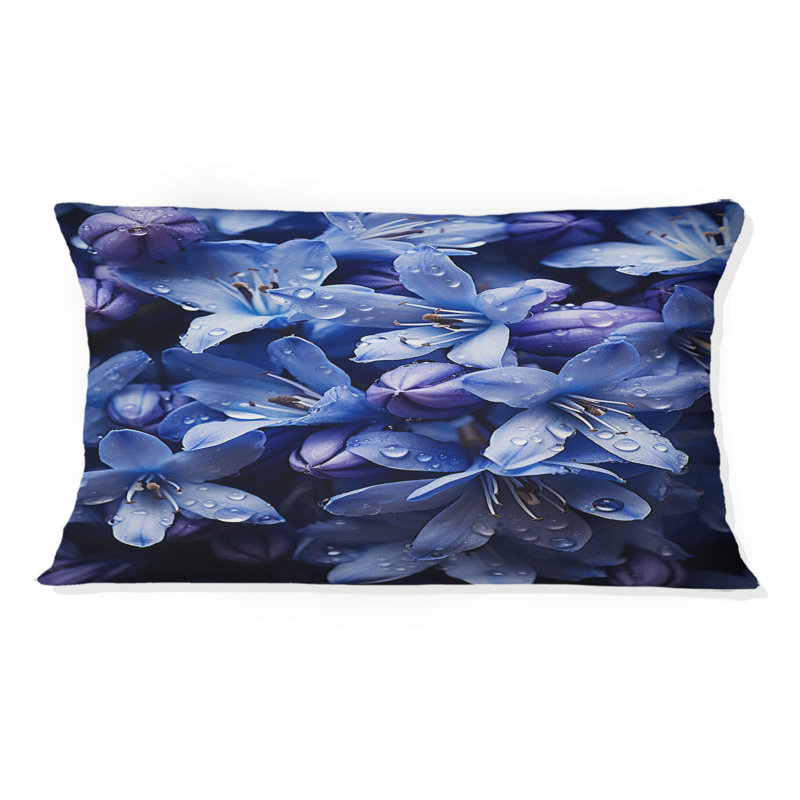 Coussin Bluebells Mystical Bluebells II - Trees Printed