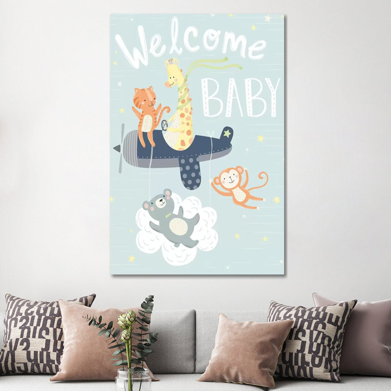 Baby's Adventure II by Arrolynn Weiderhold - Wrapped Canvas Print