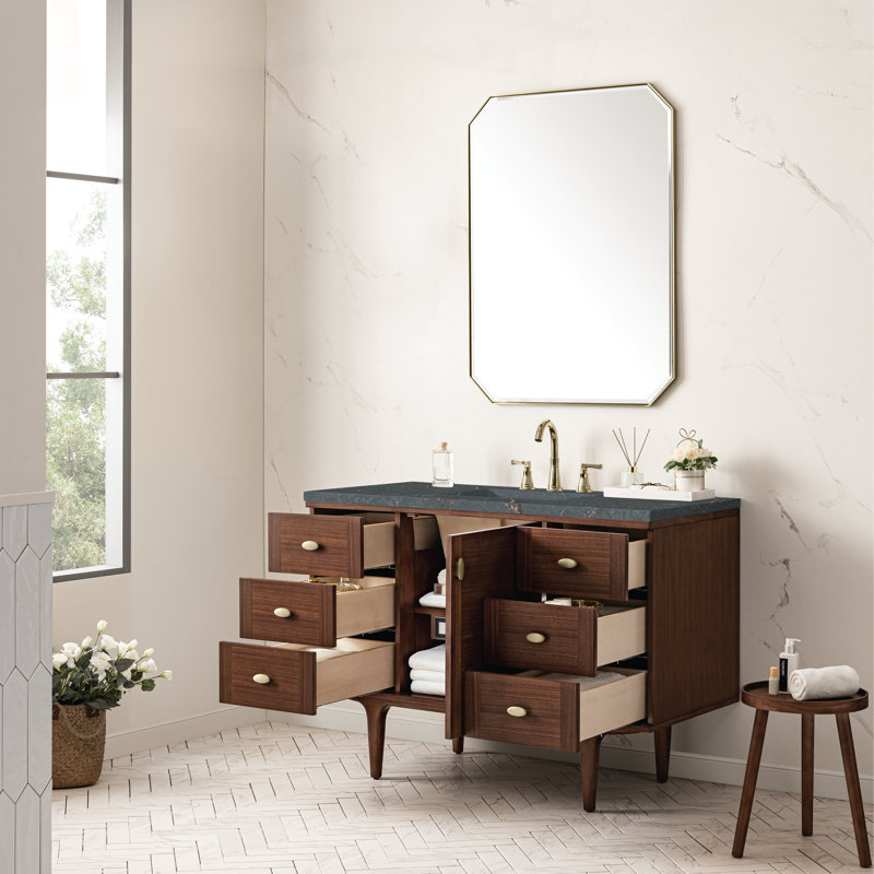 Amberly 48'' W Single Vanity, Parisien Bleu