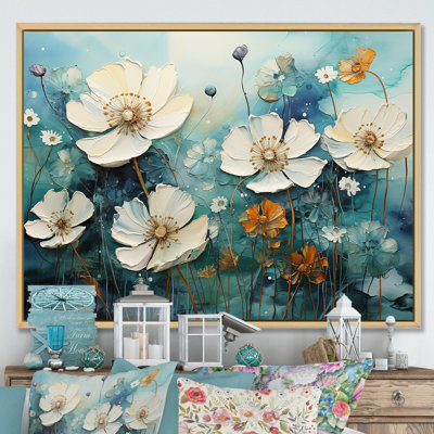 «Misty Flower Meadows» sur toile