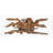 Glass Top Solid Wood Base Dining Table-735134079