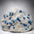 Cavansite on Stilbite from India