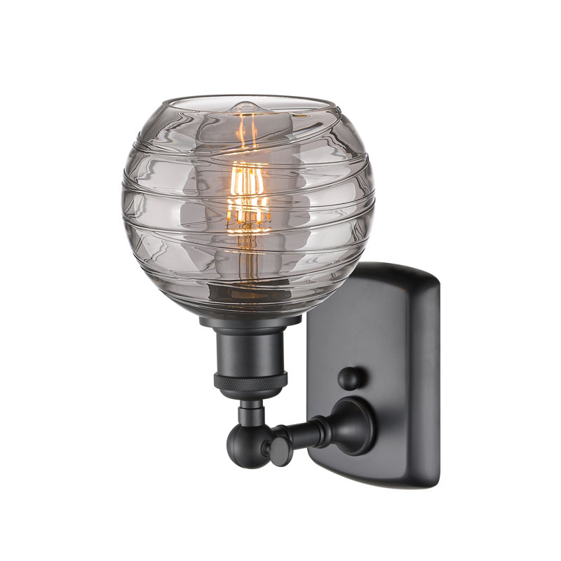 Metter 1 - Light Single Globe Pendant 6SM, Matte Black