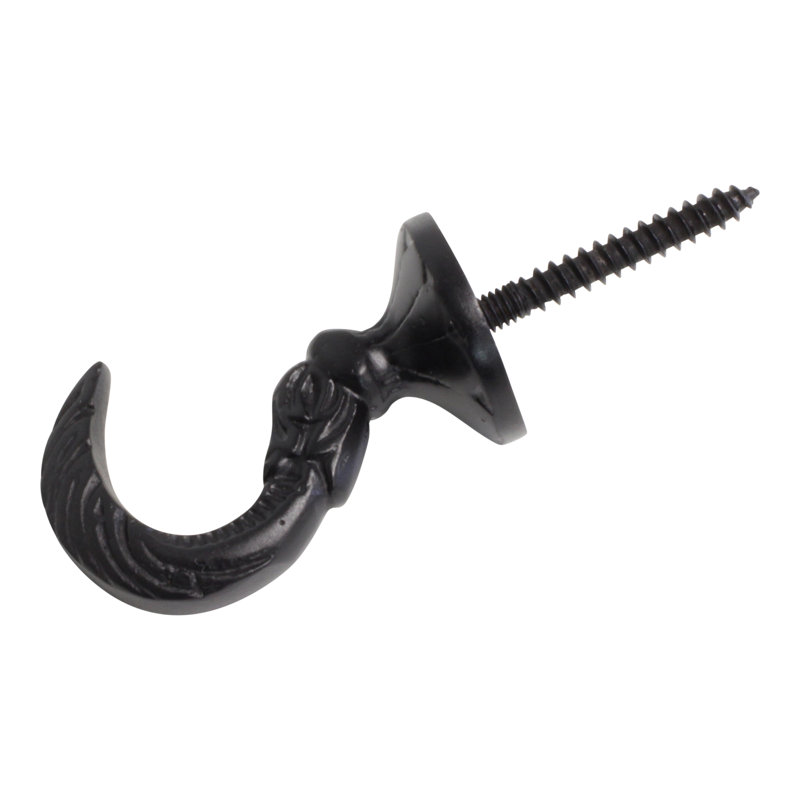 Sabre Brass Wall Wall Hook, Oil Bronze Black