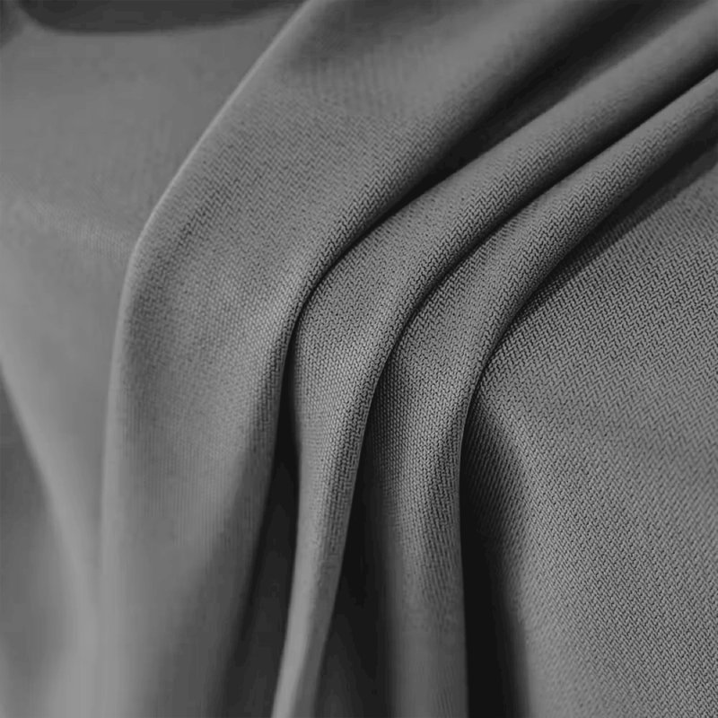 Aspire Homeware 100% Polyester Room Darkening Blackout Eyelet Single Panel Curtain, Light Grey