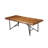 Table basse Winschoten Live Edge, noyer clair