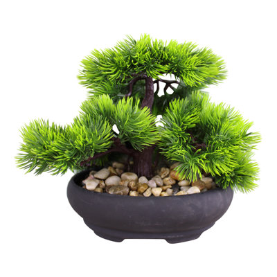 17cm Faux Bonsai Plant in Ceramic Planter