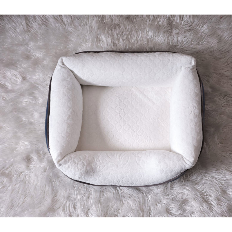 Lit pour animal de compagnie anthracite pour chats, 18,91 po X 12,82 6,9 po, mousse de qualité supérieure et confortable