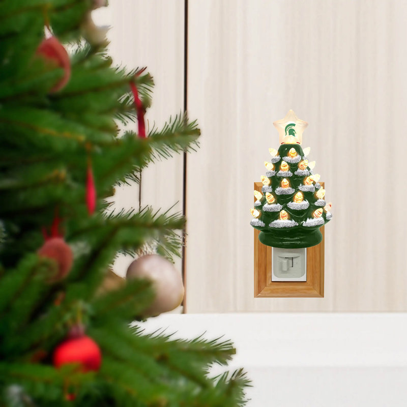 Arbre de Noël 6,5 po Nite Lite, État du Michigan