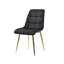Alantae 121.9cm H Tufted Polyester Blend Upholstered Metal Side Chair-59059537-59059538