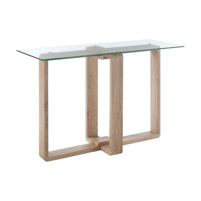 Beacsfield 120cm Glass Top Console Table