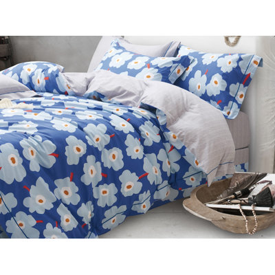 Cotton Box Stitch Floral Comforter