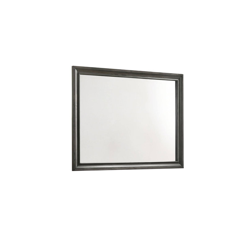 Miroir contemporain l 36,9 ", Gris