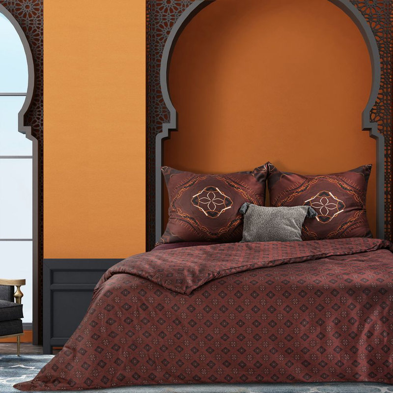 Cotton Plaid Duvet Cover Set with Pillowcases