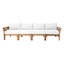 Monterey Outdoor 7 - Piece Teak Conversation Set-1141474673-1188766322