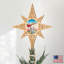 Décoration pour sommet de sapin enneigé-2038461024
