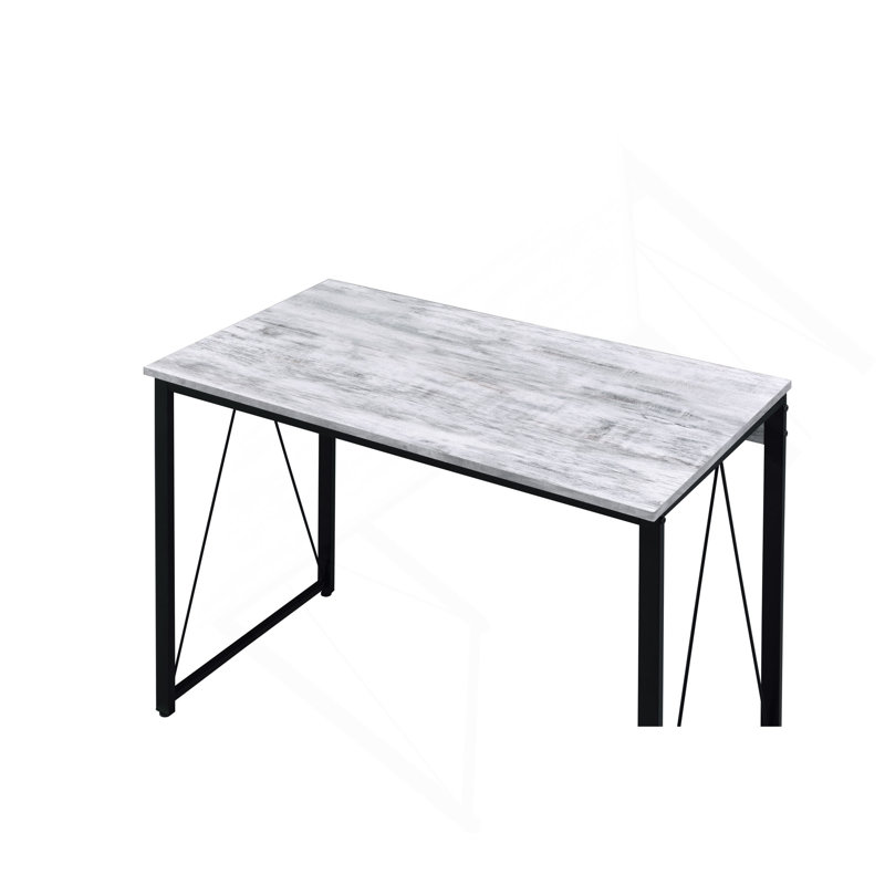Bureau d'écriture minimaliste moderne avec une construction robuste et des accents élégants