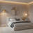 Modern Dome Floor Lamp with Indirect Light, Slim Metal Pole & Foot Switch – 65" Tall Standing Lamp for Living Room, Bedroom, Office – E26 Socket-1310742659