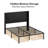 Carlyon Upholstered Platform Bed with Washable Slipcover and Under-bed Storage-92410734-92410741