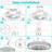 7" Jahsim LED Flush Mount Ceiling Fan with Remote Control and Light Kit Included