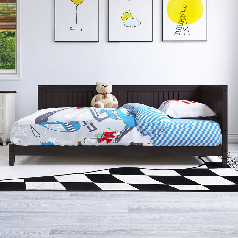 Lit basse 80 po x 42 po, Brun