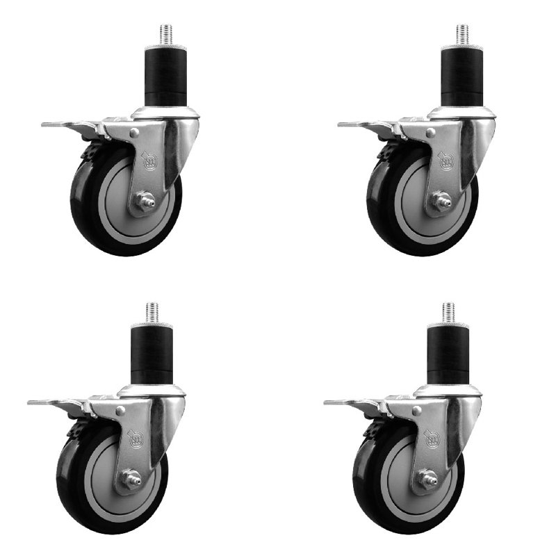Jeu de roulettes extensibles Poly