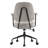  Home Office Chair, Adjustable Faux Leather Desk Chair For Home Office, Mid Century Modern Comfy Computer Chair With Wheels, Upholstered Desk Chair With Armrests For Home Office, Grey-371803330