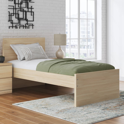Lit plateforme à panneau simple Onita