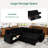 Brunella U-shaped Corner Sectional Sofa Bed Upholstered Corduroy Sleeper-114985680