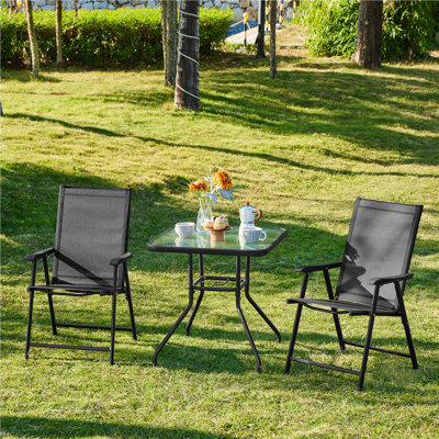 Jordin Folding Patio Dining Armchair by Arlmont & Co.