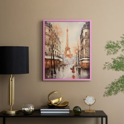 «Christmas Holiday Art», reproduction encadrée en bois massif
