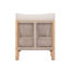 Ensemble de cordes en bois d'acacia 5 pièces Modern Modern Patio Sofas