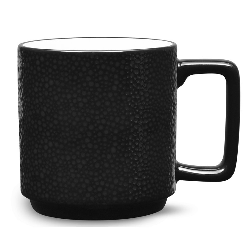 Verres à vin Noritake Colortex, 16 oz., Ensemble de 4, Noir, noir, noir, noir