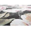 Tapis en polyester noir, rosé, rose, pêche et vert Eles-1760921517