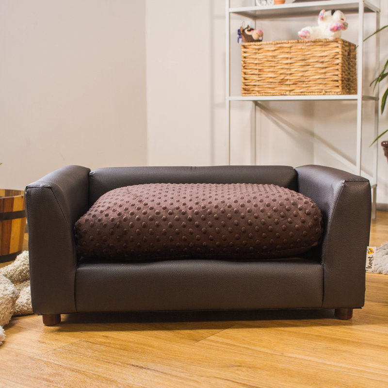 Canapé pour chien Ozzie, Moyen (l 28 po x P 20 po x H 12 po), Chocolat