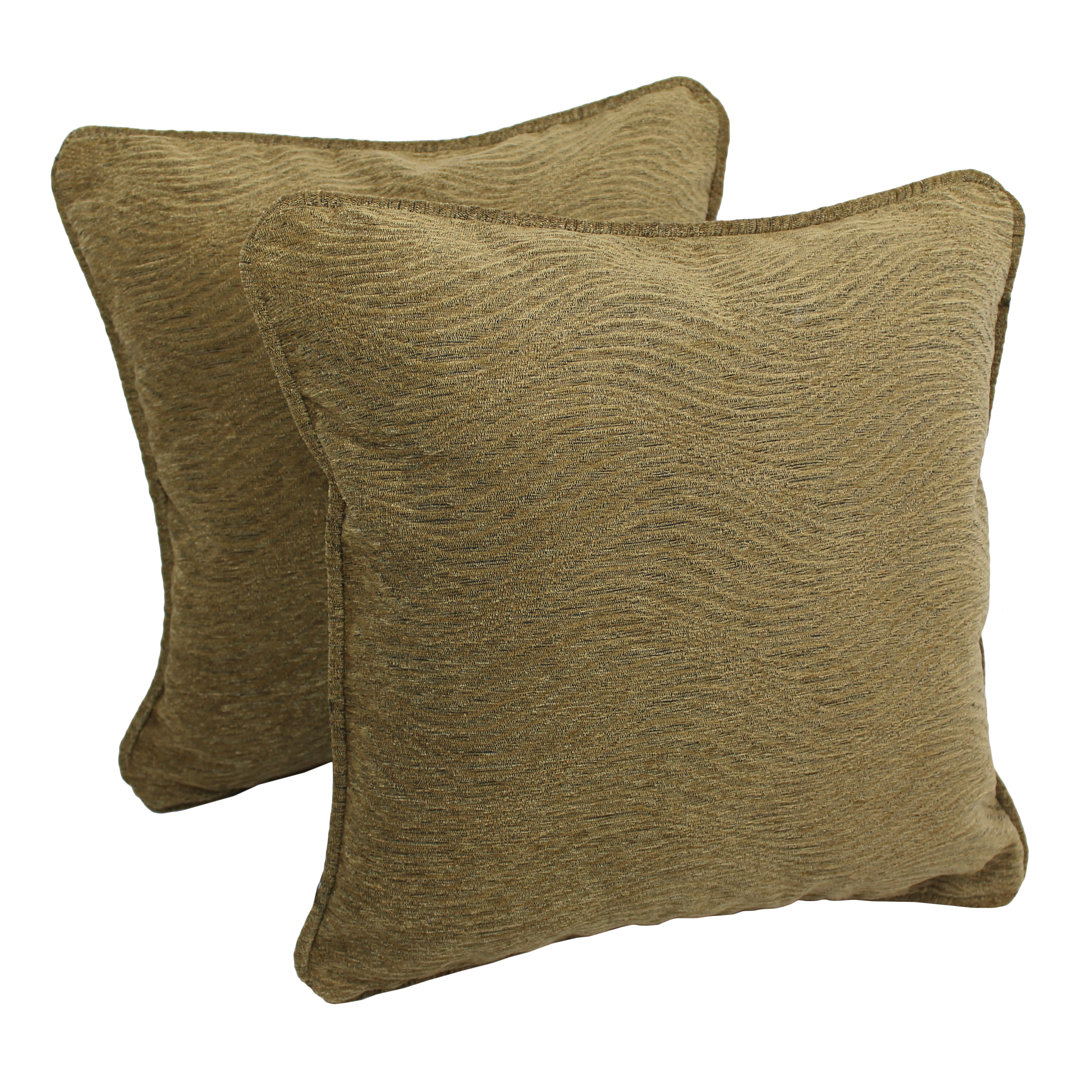  Jaquard Chenille Throw Pillow (Set of 2) Blazing Needles 