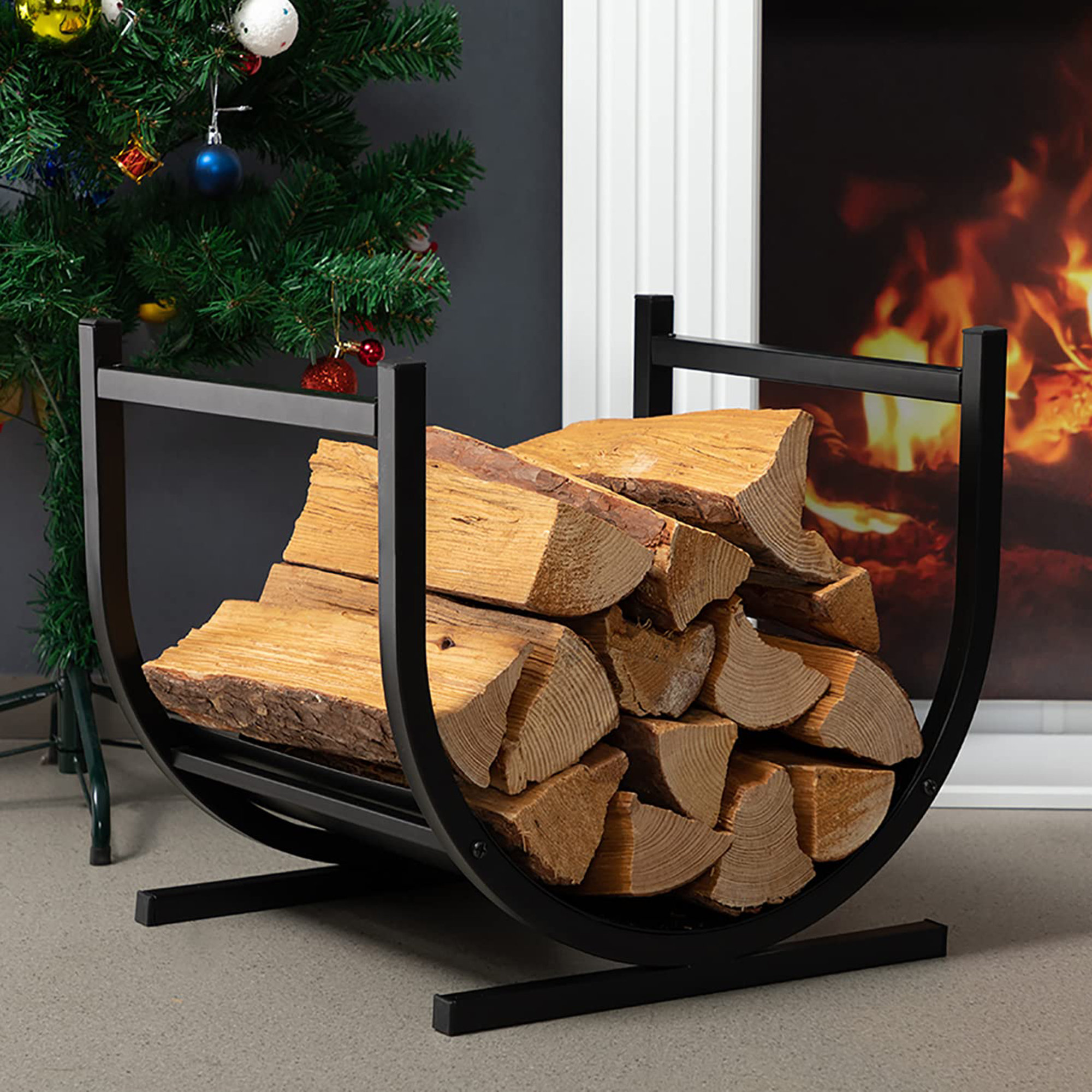 Arlmont & Co. Fireside Log Rack | Wayfair