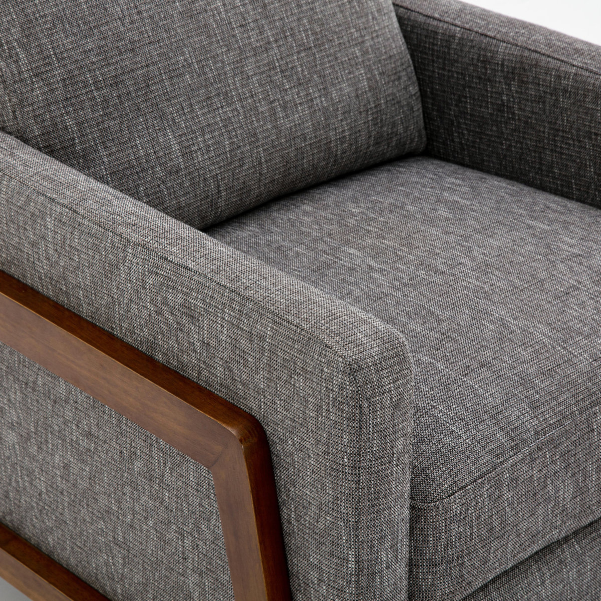 Bosse 34" Manual Recliner, Ashen Grey