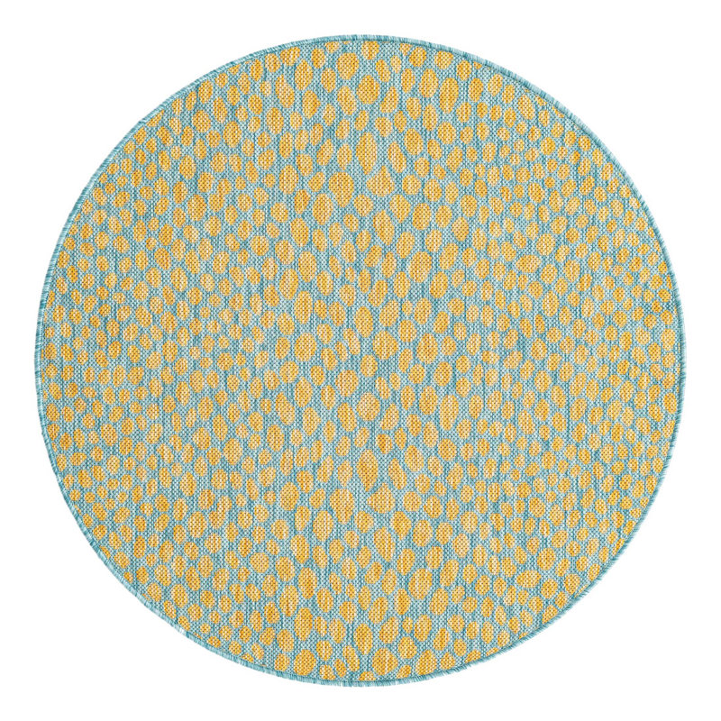 Tapis d'extérieur Jill Zarin Cape Town, Rond 3 pi 1 po