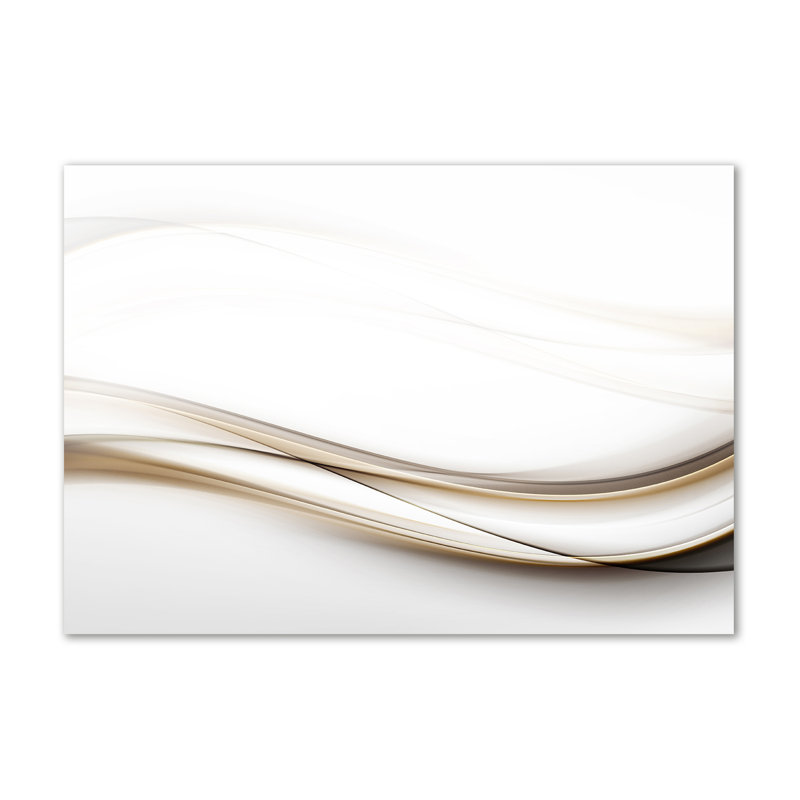 Waves Abstraction - Wrapped Canvas Print