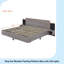 Lit plateforme flottant en bois avec lumières DEL et table de chevet-110744469-110744465