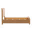Aeris Rubberwood Platform Bed, Natural, Queen
