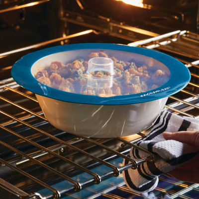 Rachael Ray Tools And Gadgets Silicone Suction Lid Set, 9.25-Inch And 11.25-Inch, 2 Piece, Teal