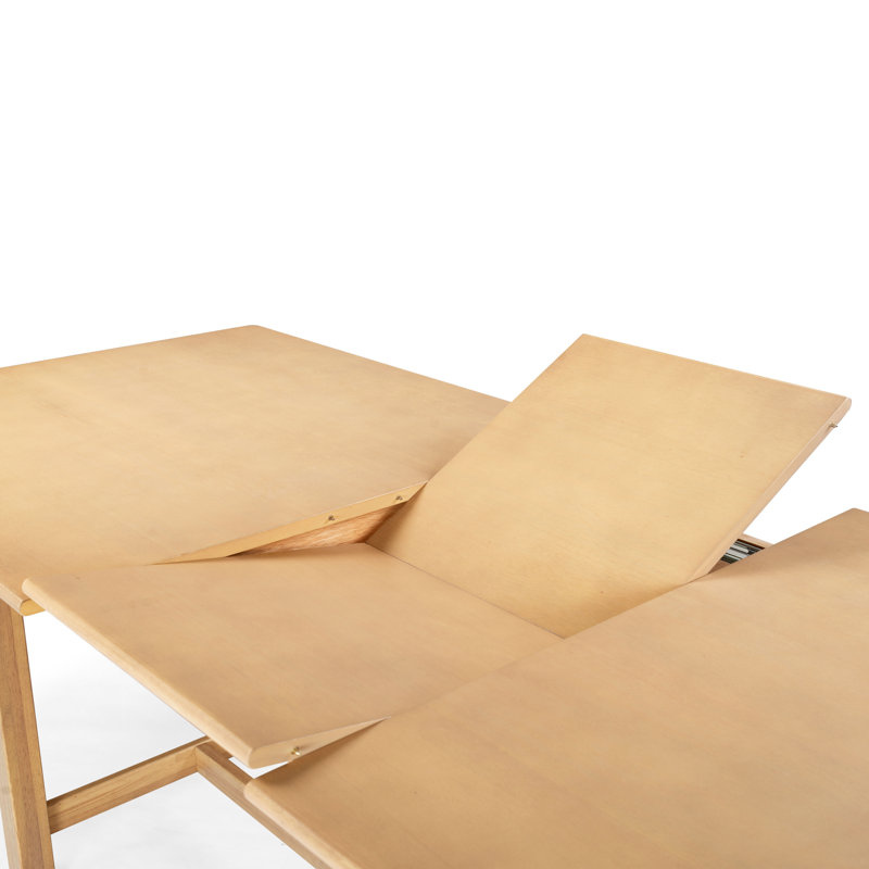 Rhylee Extendable Dining Table, Natural