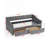 Modern Twin Size Daybed With Drawers, Upholstered Tufted Sofa Bed With Tufted Back-374914221-374914222