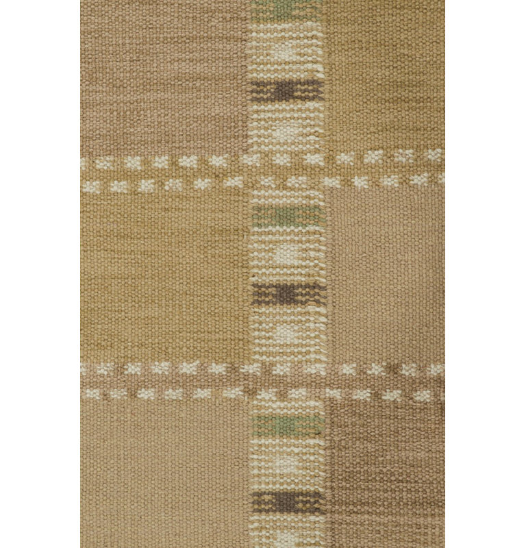 Scandinavian Wool Geometric Area Rug, Rectangle 10' x 14'