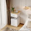 Meuble-lavabo moderne l 16,5 po x P 16,5 po x H 26 po avec miroir intelligent et 6 tiroirs