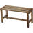 EcoDecors Eleganto Teak Shower/Garden Bench in Natural Earthy Teak, 47-inch Wide, Teak Shower Bench, Shelf, Teak Shower Stool, Teak Shower Seat, Shower Teak Bench, Natural Teak Color, 47 Inch, Teak Shower Bench for Inside Shower, 18 Inch Height
